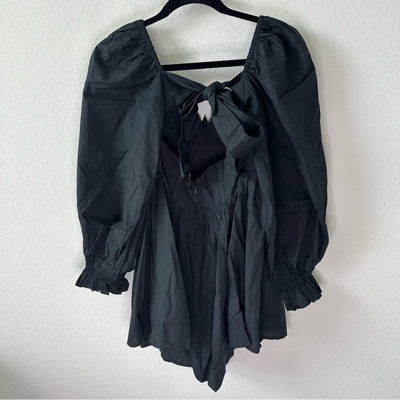 For Love & Lemons Ruth Mini Dress in Black SZ S - Picture 9 of 10